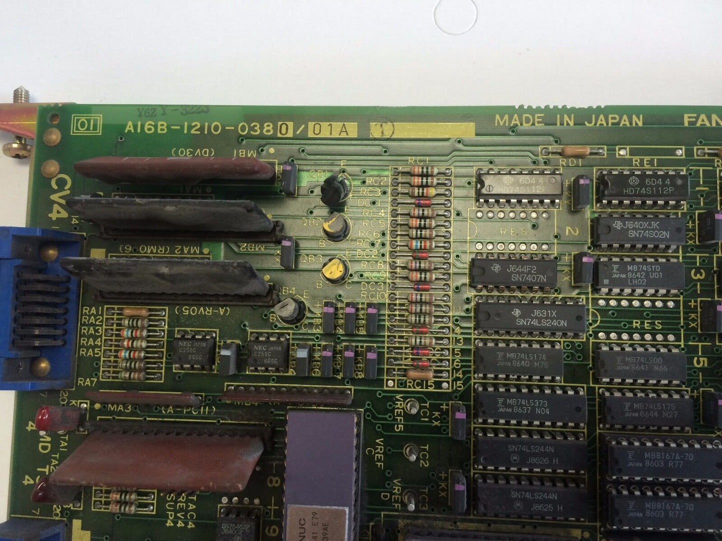 Fanuc A16b-1210-0380 / 01A Pc Board 4Th Axis For Model 10-Ma Cnc ,Cx