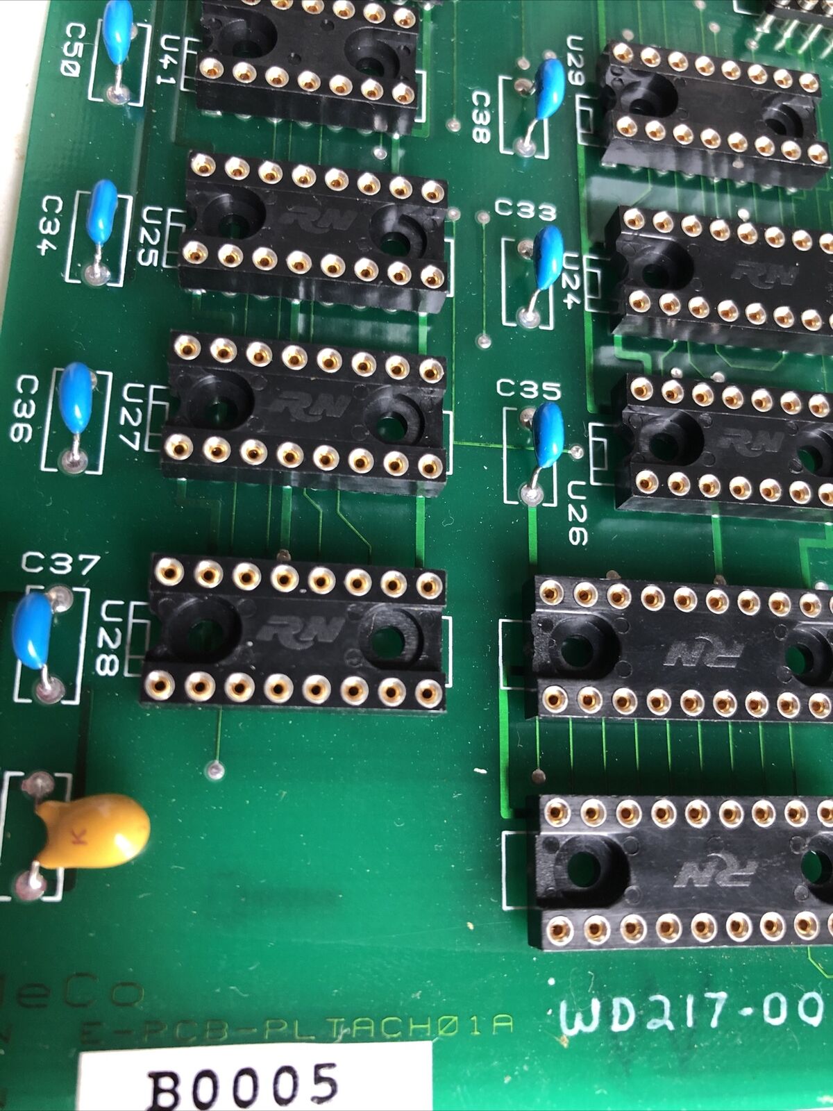 Meco E-Pcb-Pltach 01A Mecoe-Pcb-Pltach O1a Servo Control Board (No Chips),Fg