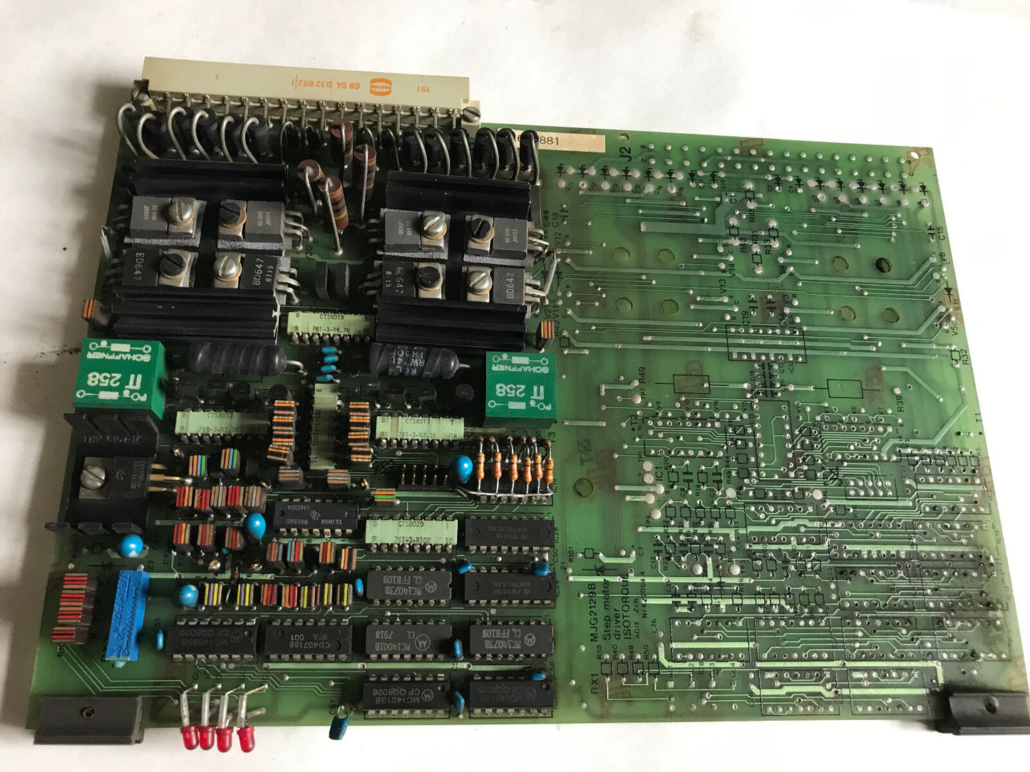 Agie 622064.4 Step Motor Driver Mjg2129a Board Isotorque Edm 614881 Mjg2129b,Si