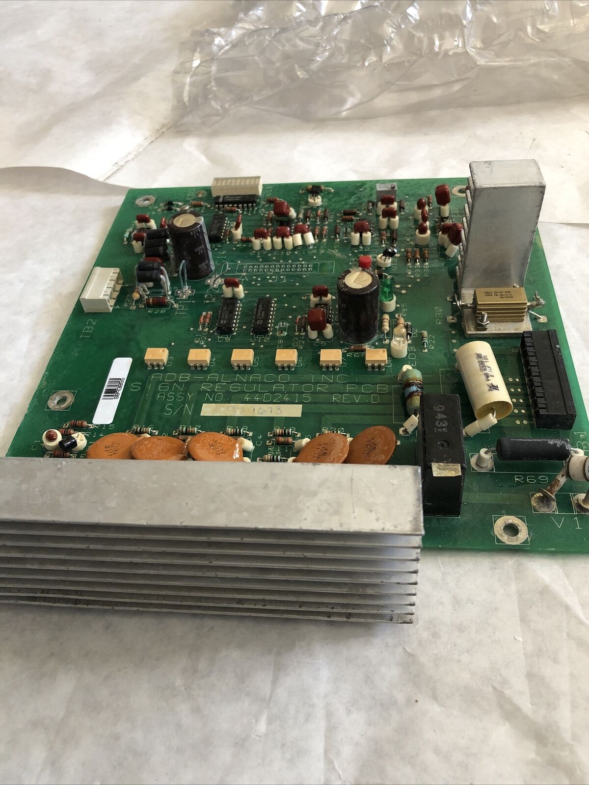 Adb Alnaco 44D2415 Rev D, Sign Regulator Pcb  ,Ec
