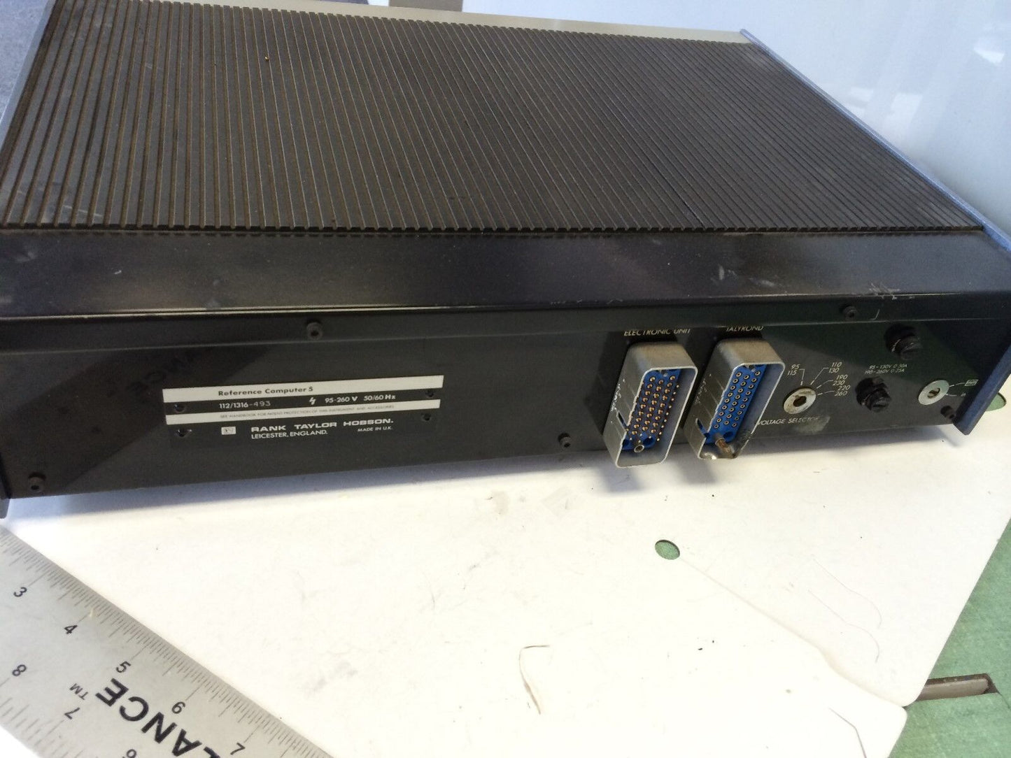 Taylor Hobson 112/1316-493 Reference Computer 5 Roundness Tester,Rank Taylor,Bf