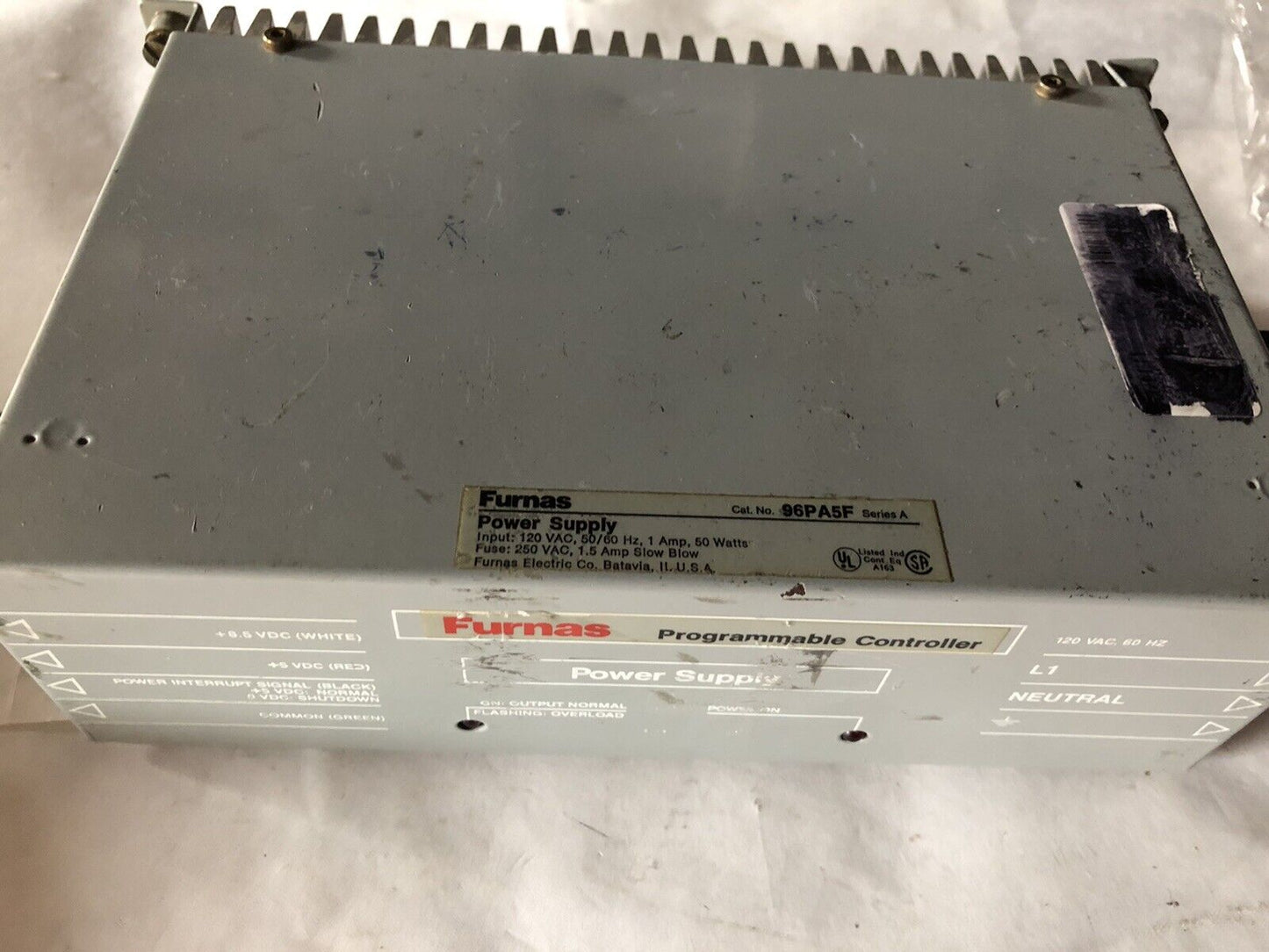 Furnas 96Pa5f Electric Co Power Supply Module 120Vac 60Hz 1Amp,Se