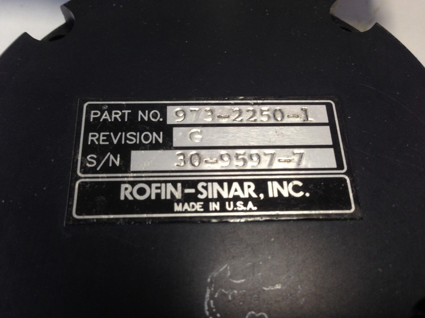 Rofin-Sinar 973-2250-1 Laser Si Total Reflector,Ii-Vi, 2" Dia X .375" Thick,Dc