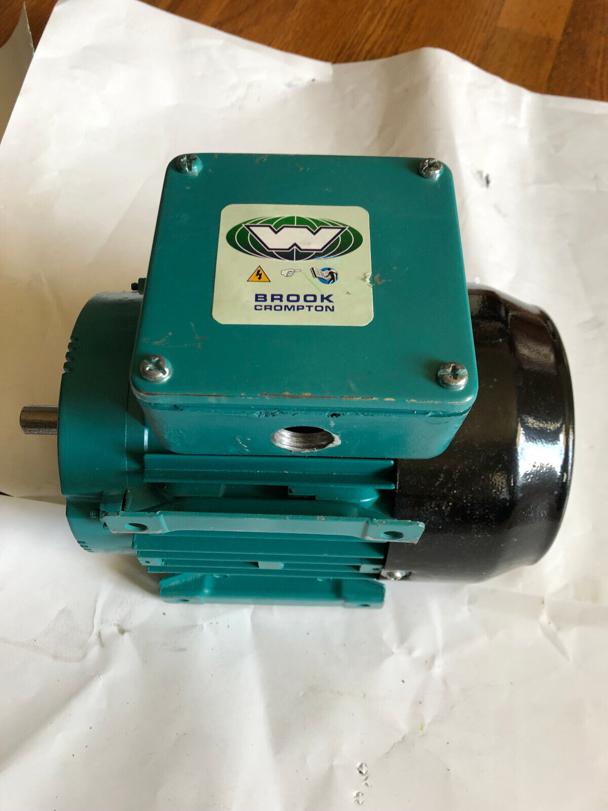 New Brook Crompton Wa6n.25-2,Wa6m.25-2 Inverter Duty Motor. 0.25Hp, 1140Rpm,Aa