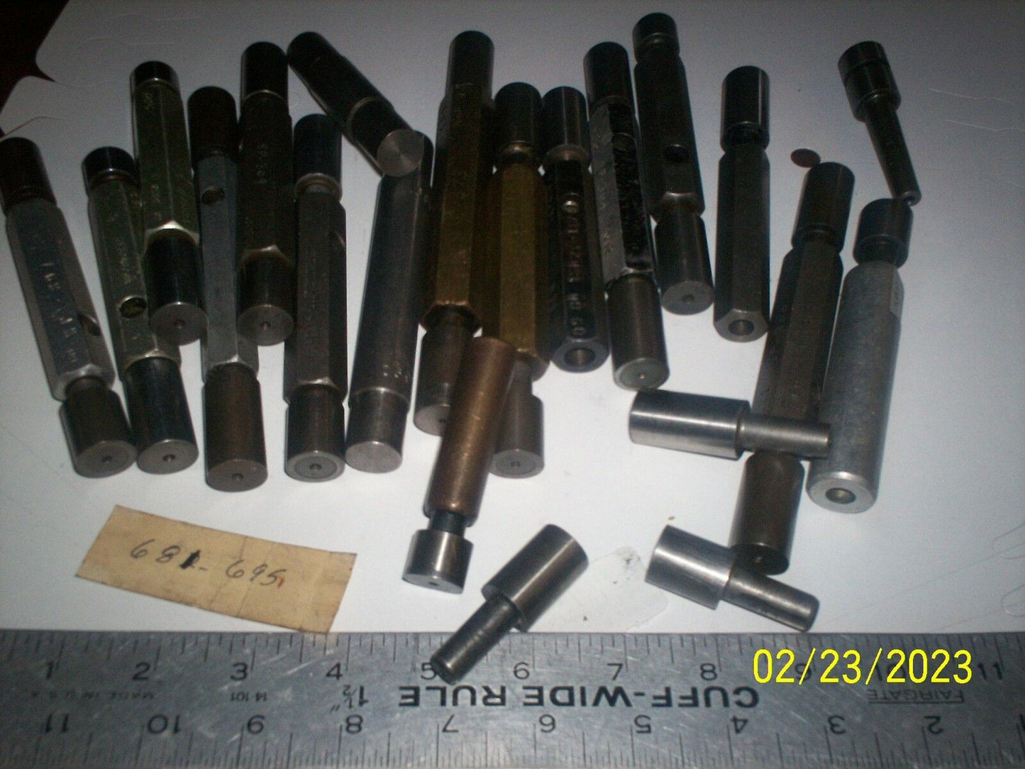 Lot The Pipe Machinery Go No Go Plug Gage,.681 .695,.685,.688,.691,.6850,.695,Et