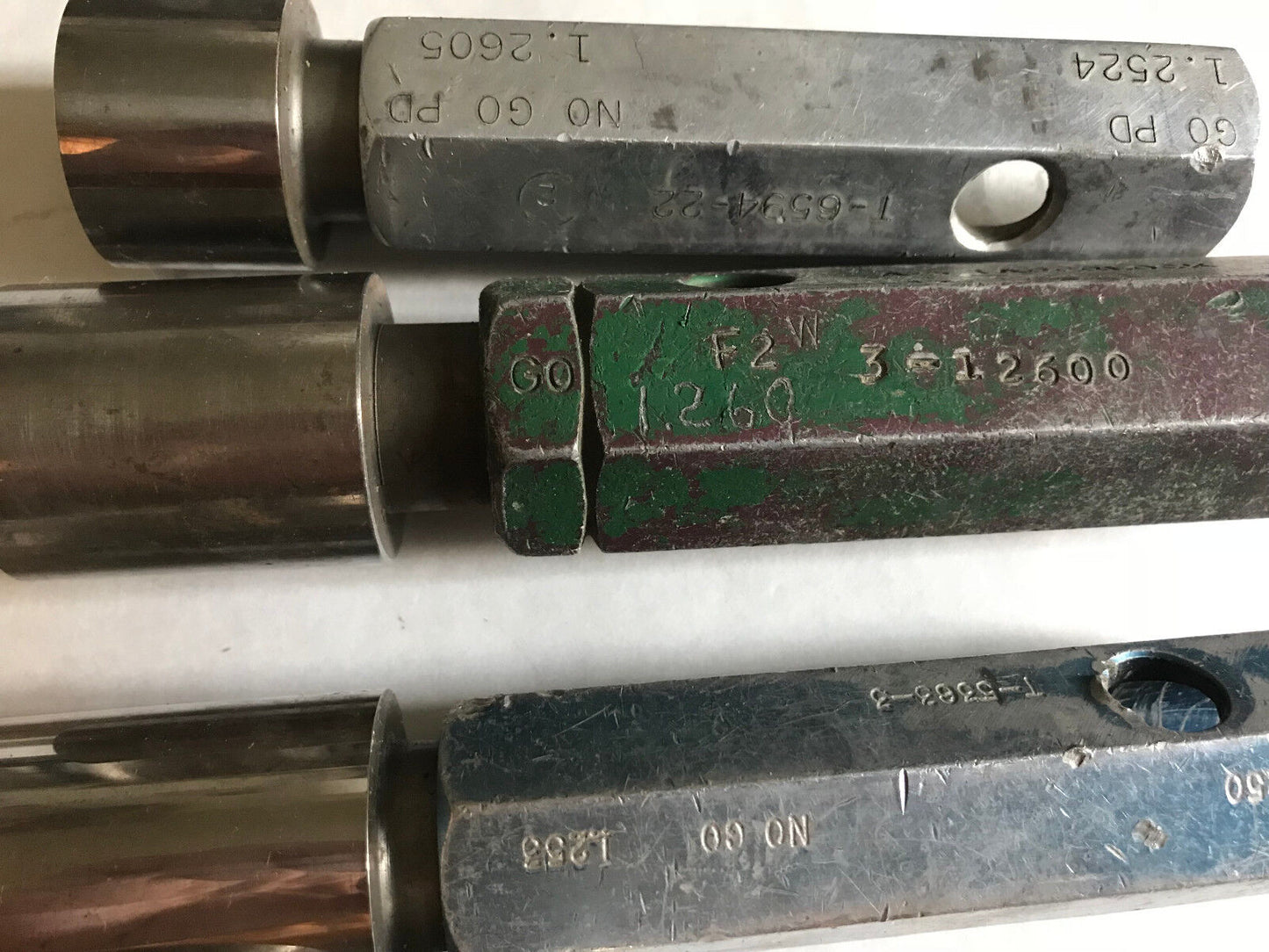 Lot The Pipe Machinery Inspection Gage Go No Go 1.253 1.260 1.253,1.2605,1.26,Et