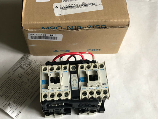 New Mitsubishi Electric S-2Xn11cxul Reversing Contactor 110-120V,S-N11,14.3S,Sv