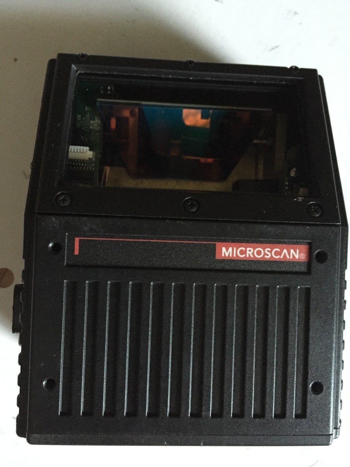 Microscan Fis-0880-0001 Bar Code Scanner Long Range Rs232/485 10-28V,Eh,Bk