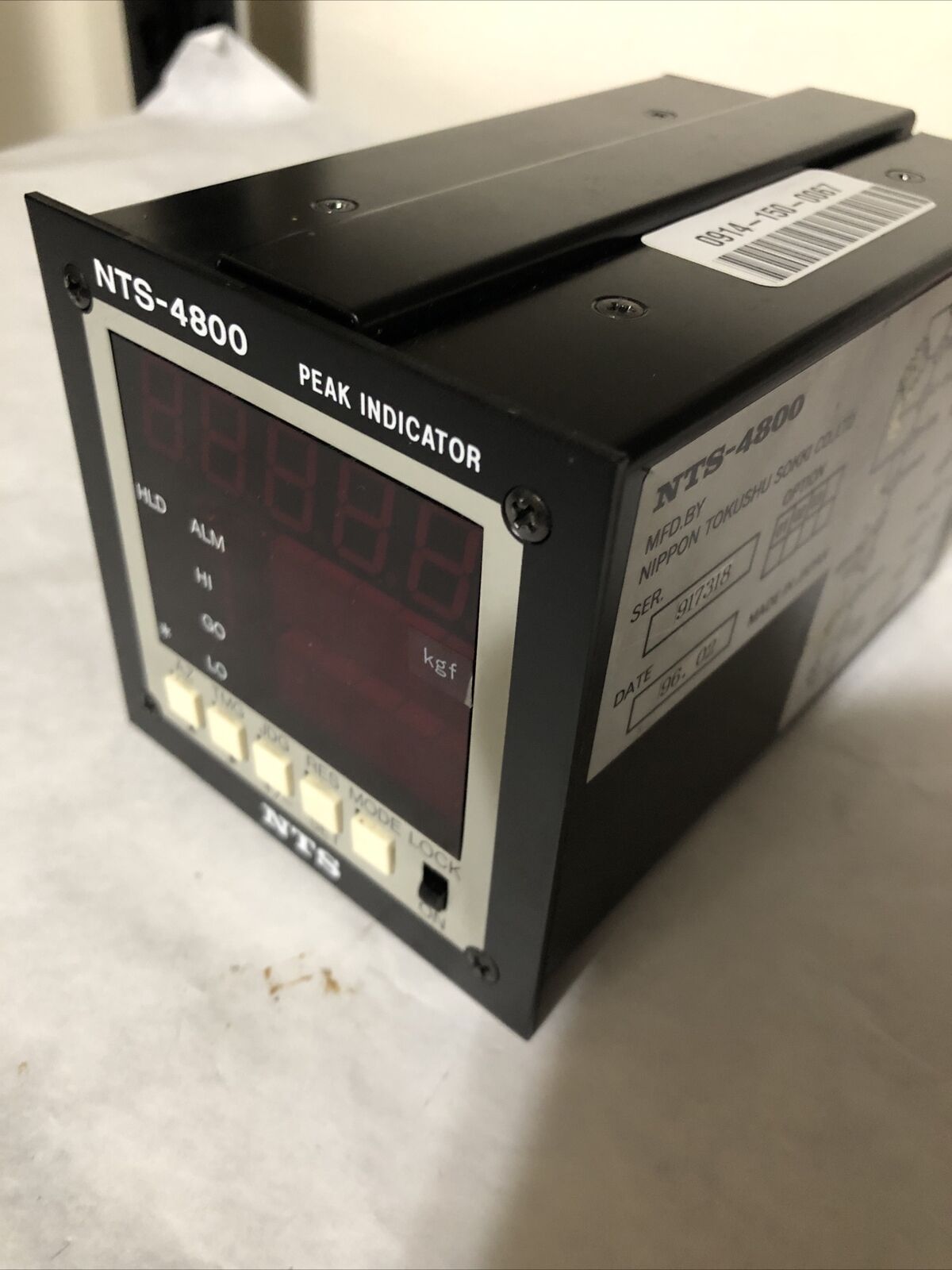 Nippon Tokushu Sokki Nts  Nts-4800 Peak Indicator,Bq