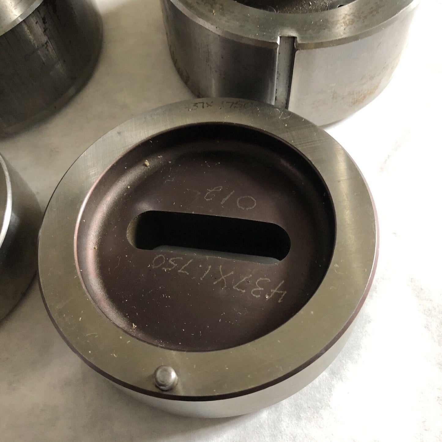 Lot 2 Mate Oblong Turret Punches,.500 X 1.750,.437 X 1.750, +.012, +.016 Die,Bd