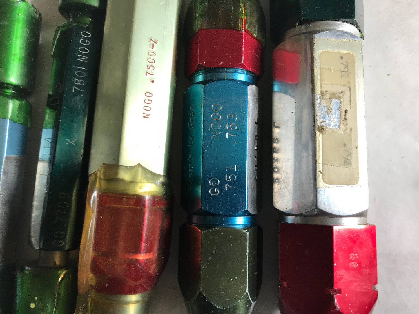 Lot Plug Gage Go Nogo Van Keuren .747,757,7500,7709,7801,751,753,791,794,Es