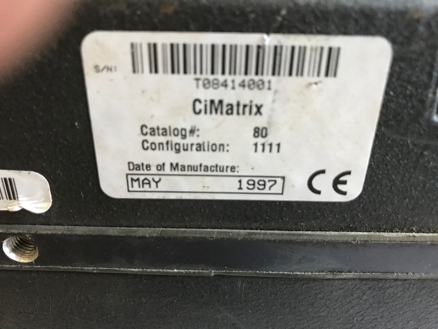 Computer Identics A1-62170-1 Scan-Star-80 Laser Scanner Scanstar 80,Cimatrix,Ep