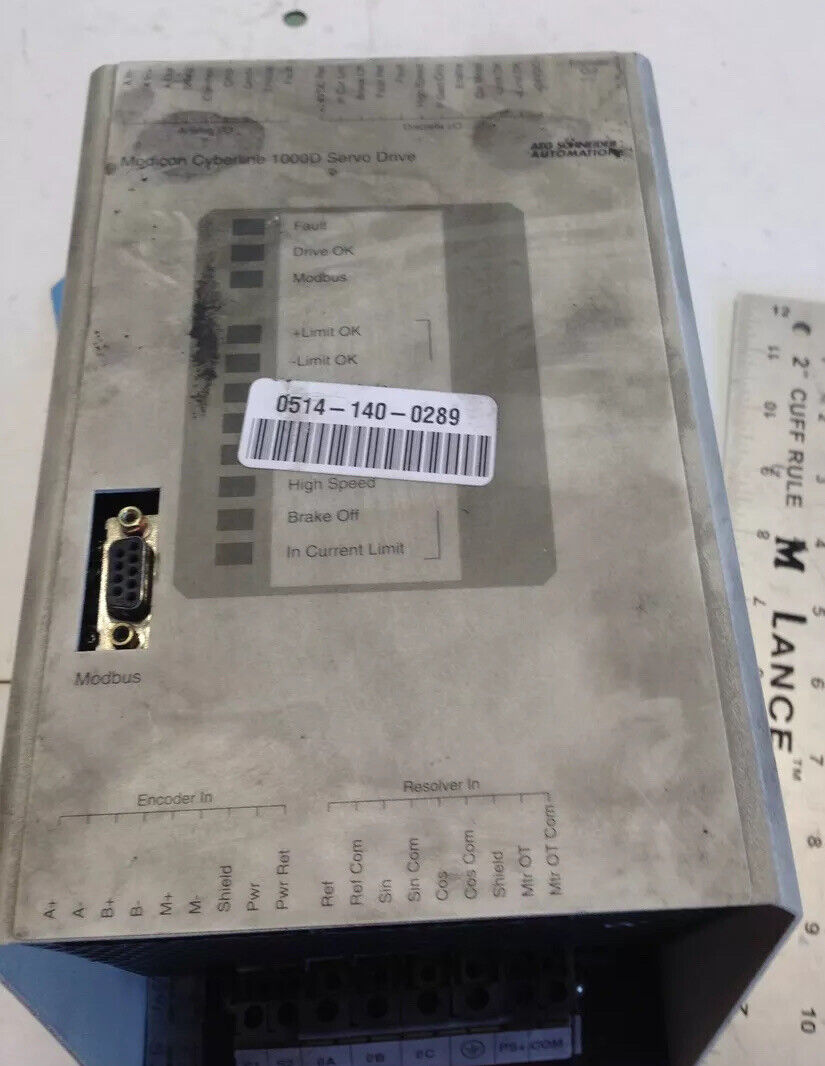 Aeg Modicon Dr-D010-001 Cyberline 1000D Servo Drive As-012B-201,(Repaired),Fl,Fk