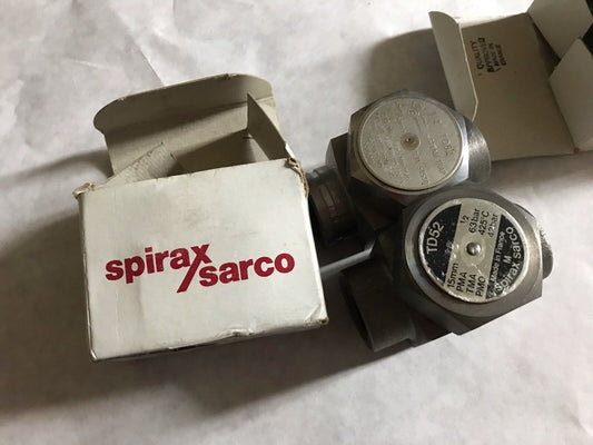 New Lot 2,1/2" Npt Spirax Sarco Td52 Thermo-Dynamic Steam Trap,To