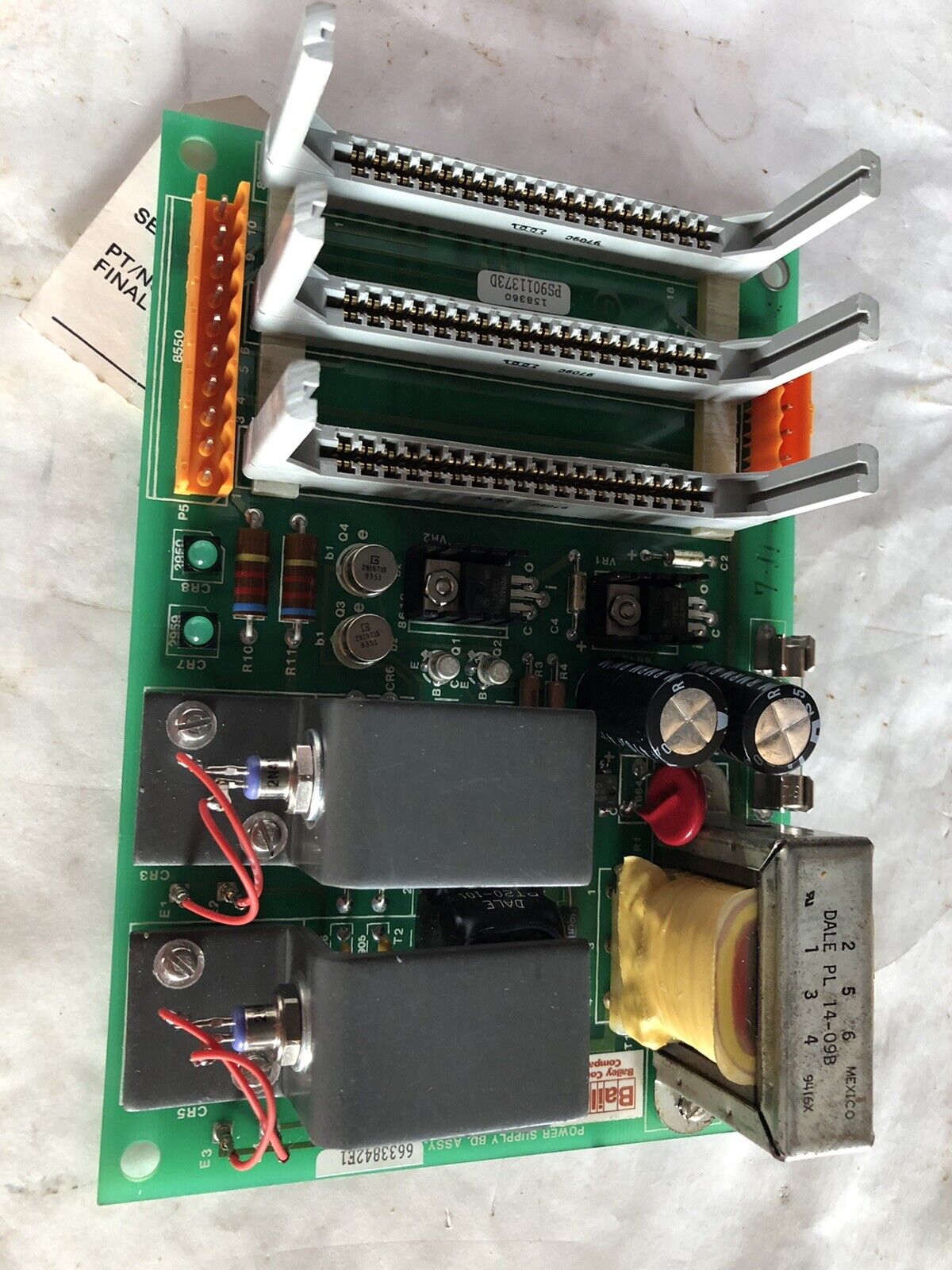 Bailey 6633842E1 Controls Power Supply Board Assembly,Cf