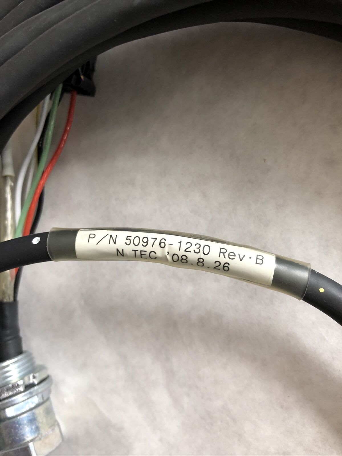 New Kawasaki 50976-1230 Rev.B,811H5490000,X106,N Tec 08.8.26 Cable,De
