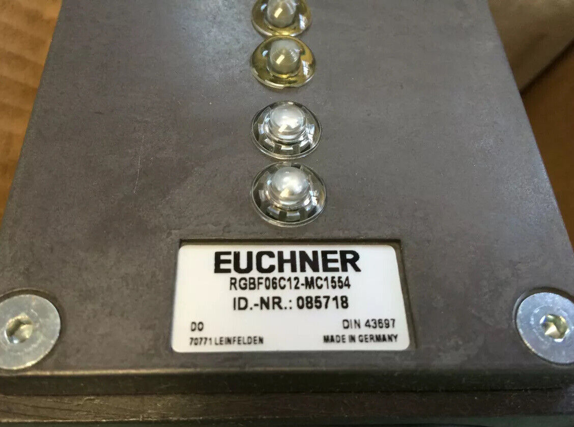 New Euchner Limit Switch Multiple Precision Rgbf06c12-Mc1554,085718,De