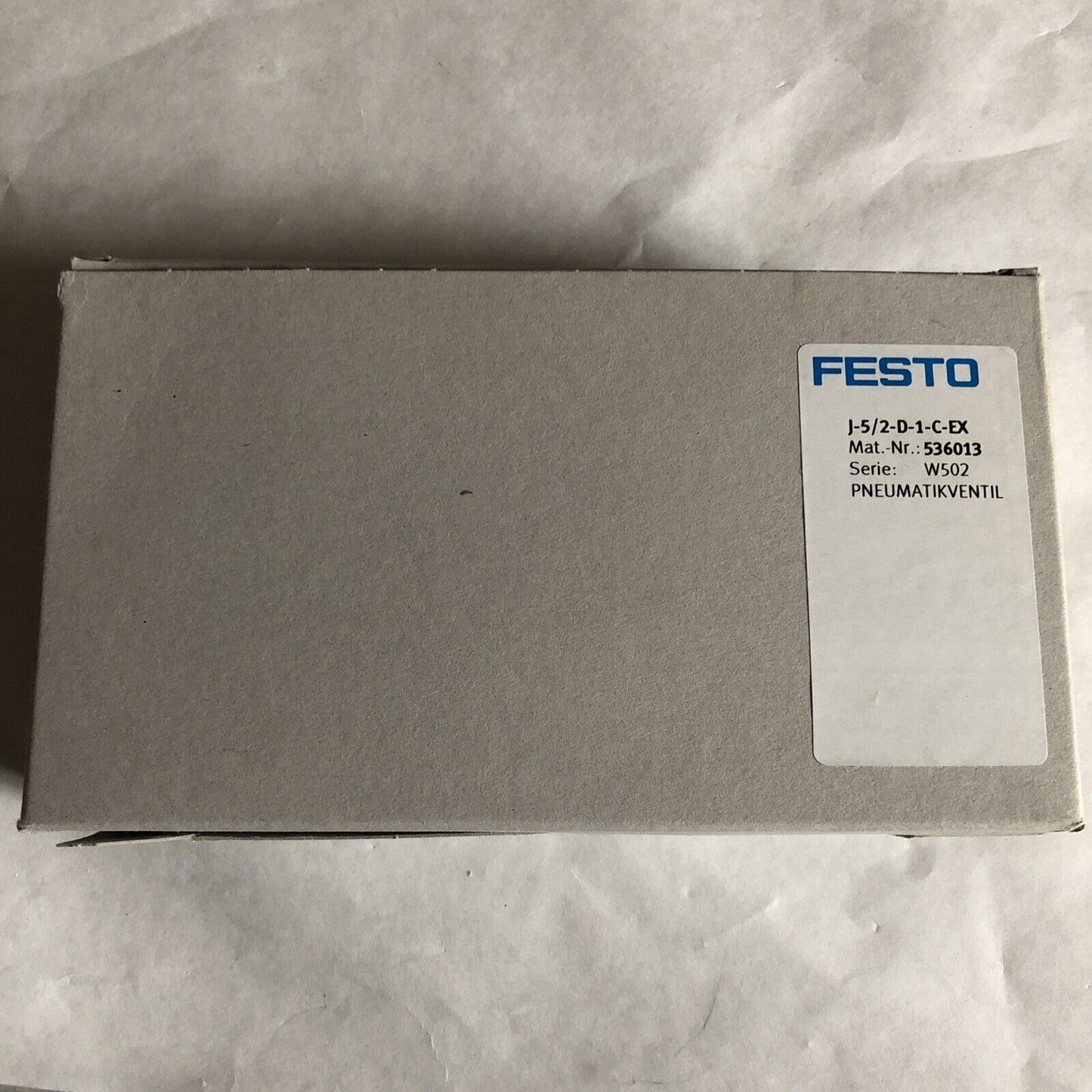 New Festo J-5/2-D-1-C-Ex Pneumatic Double Solenoid Valve,Fb
