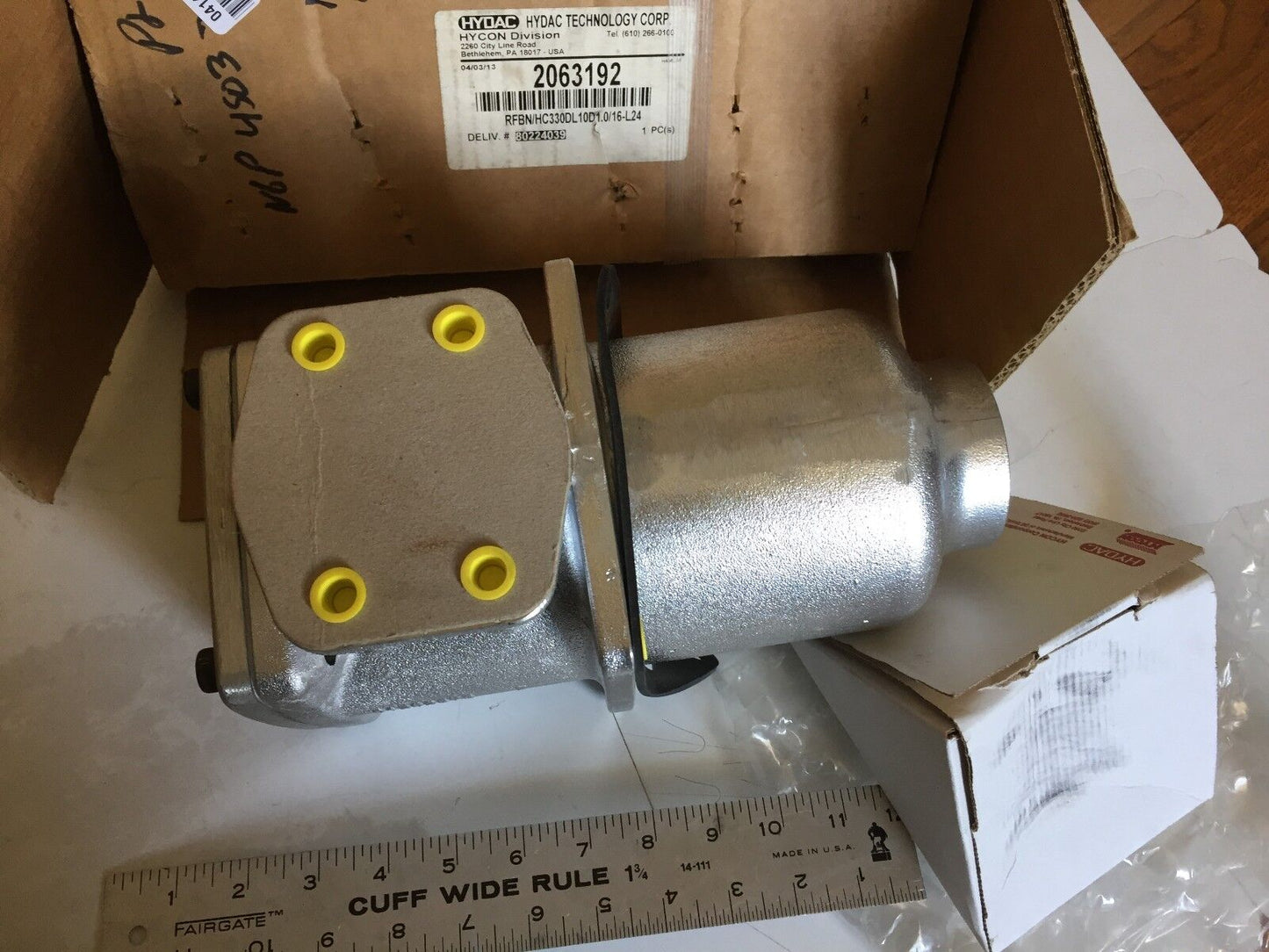 New Hydac Rfbn/Hc330dl10d1.0/16-L24 Pneumatic Filter Assembly,Hydac 3 245 782,Bi