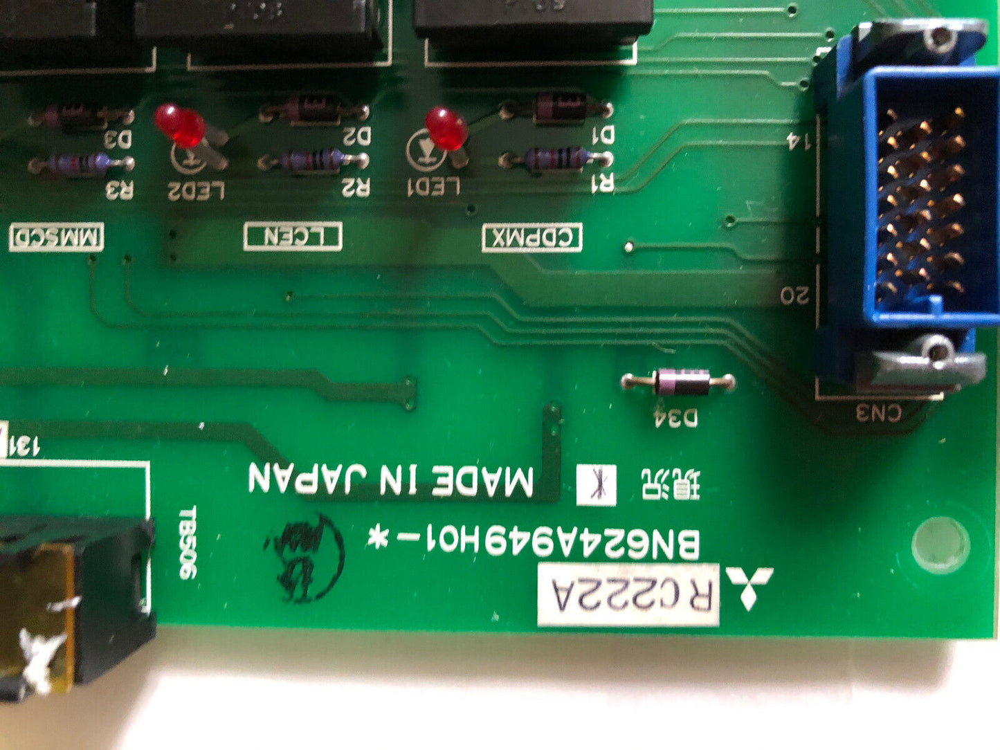 Mitsubishi Bn624a949h01,Rc22a Board Mazak Mitsubishi Rc222a,Eg