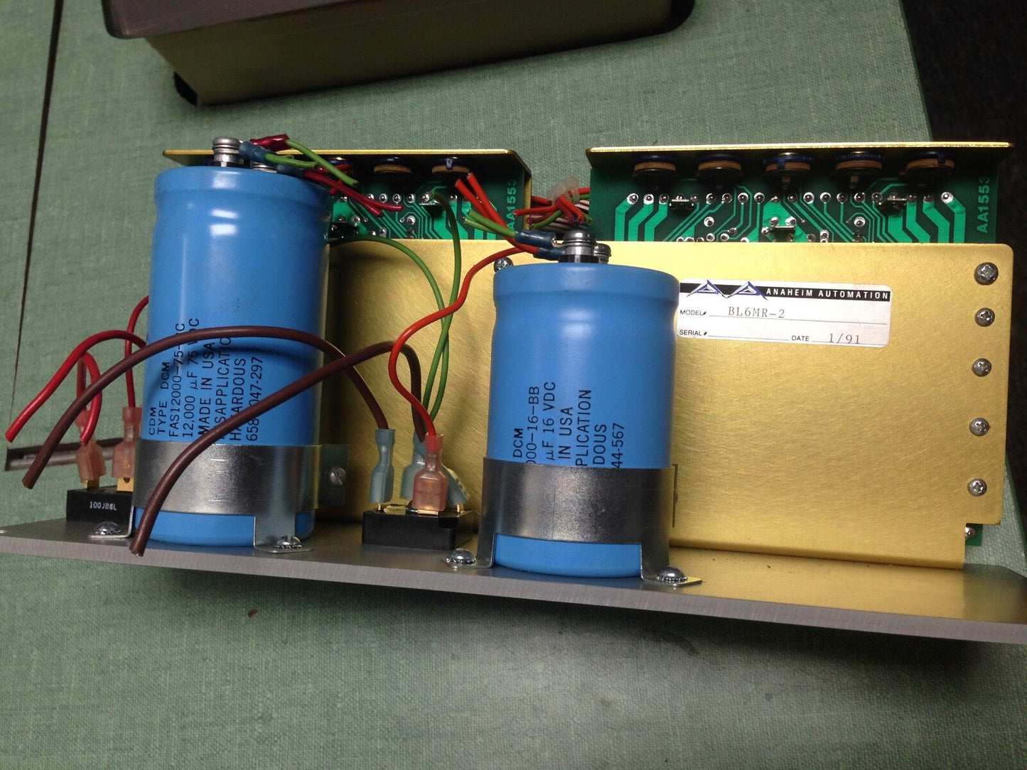 Anaheim Automation Bl6mr-2 Control Board,Aa1553  Assembly,Dh