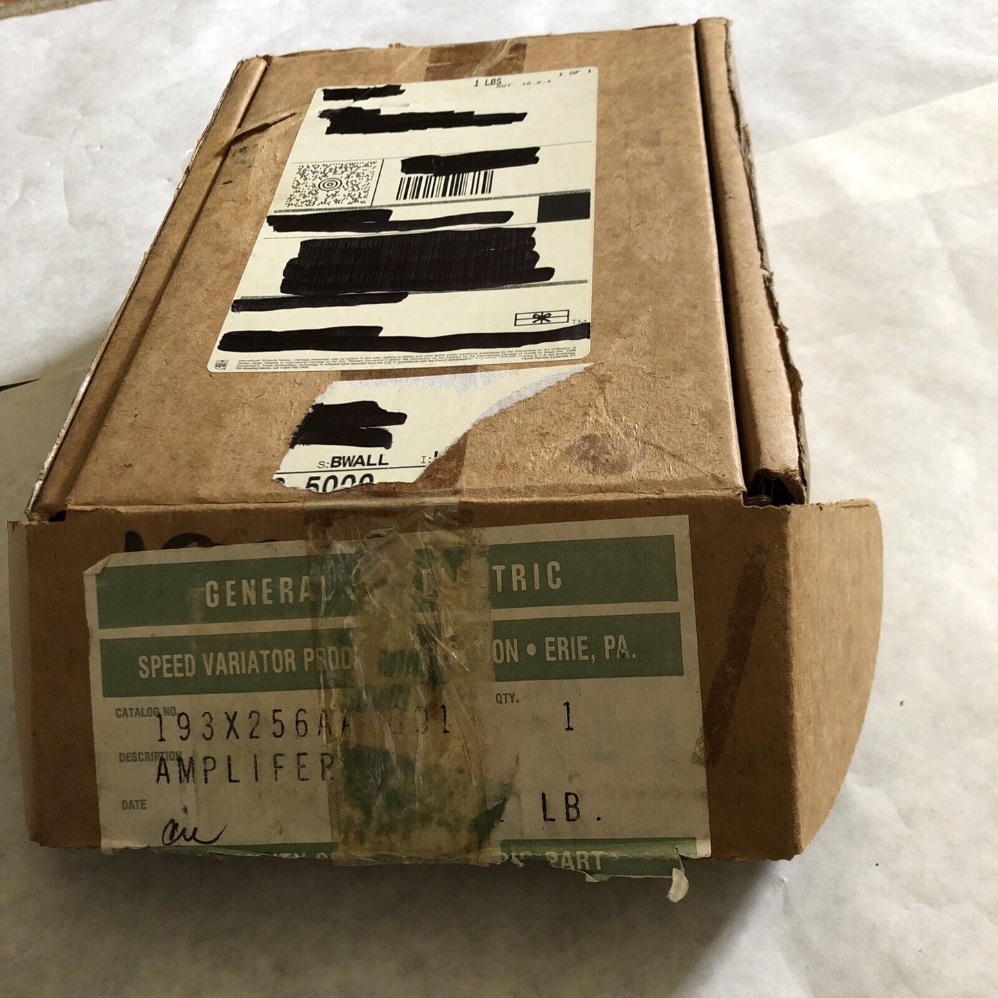 New General Electric 193X-256Aag01 Amplifier Card,193X-256Aagoi,193X256 Aag01,Cy