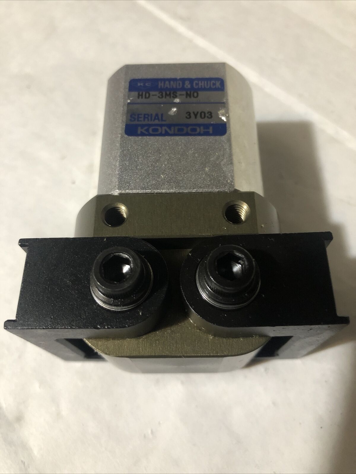 New Kc Hand & Chuck Kondoh Hd-3Ms-No Pneumatic Gripper Kondoh Hd-3Ms-N0,Bl