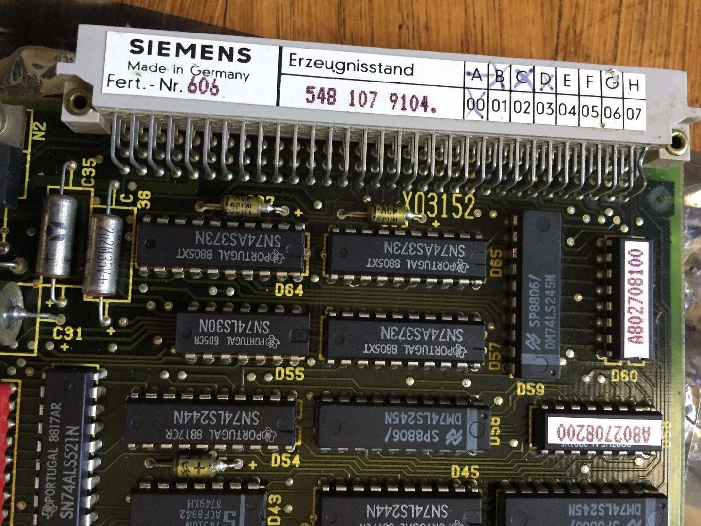 Siemens 6Fx1110-7Ad01,Siemens 03150 Cpu Module Sirotec Rcm 8Mghz 110,Cr
