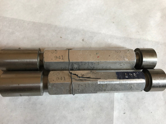 Lot 2 The Pipe Machinery 941,947 Inspection Gage Go No Go Plug Gage .941 .947,Ag
