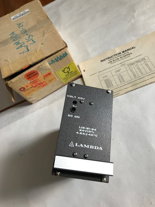 New Lambda Lis-81-24,L1s-81-24 24Vdc Power Supply,Sh