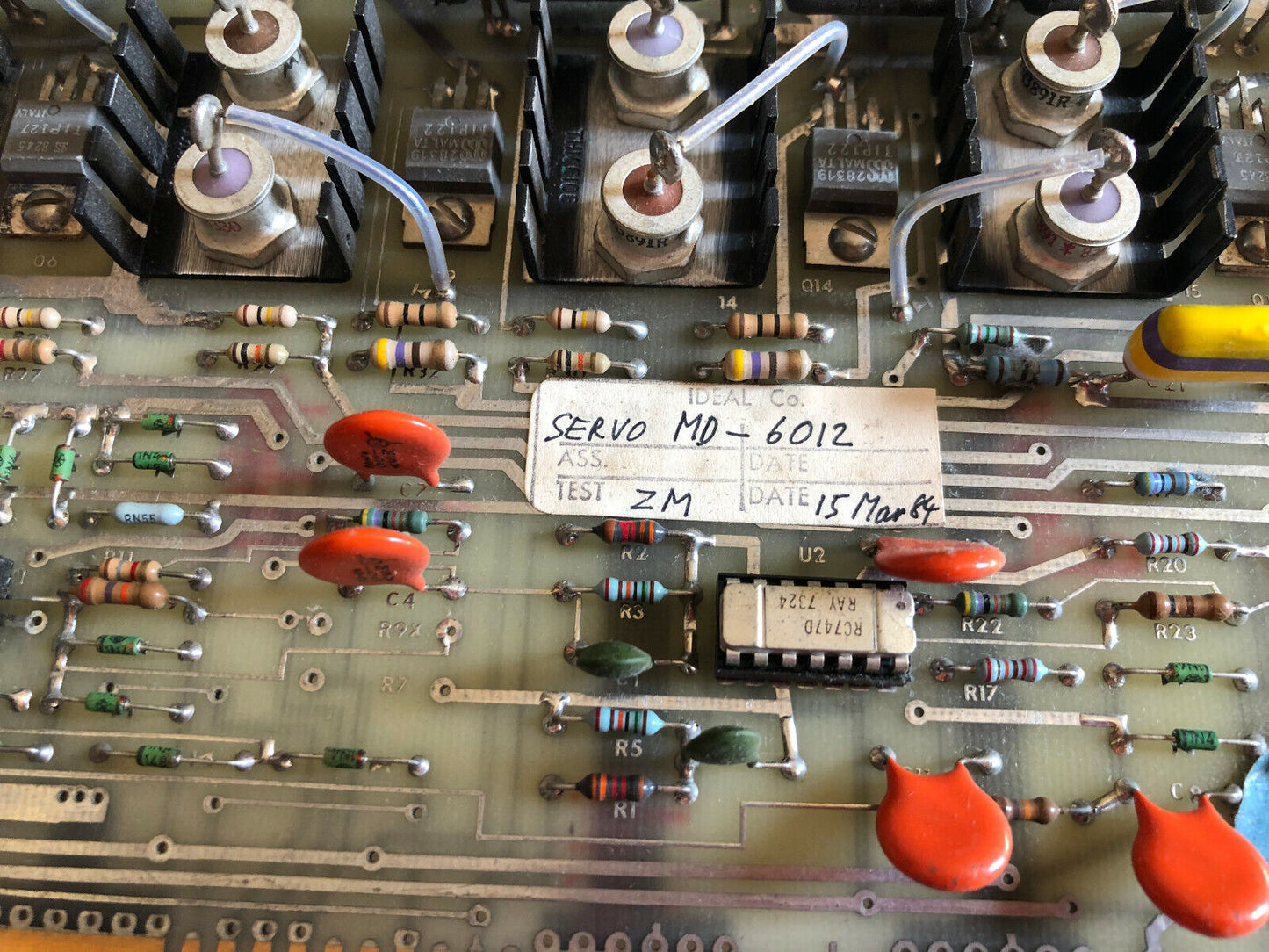 Ideal 6000-Md-V7,Servo Md-6012,50 6000-Md-V7,6012 Servo Equipment Board,Sa