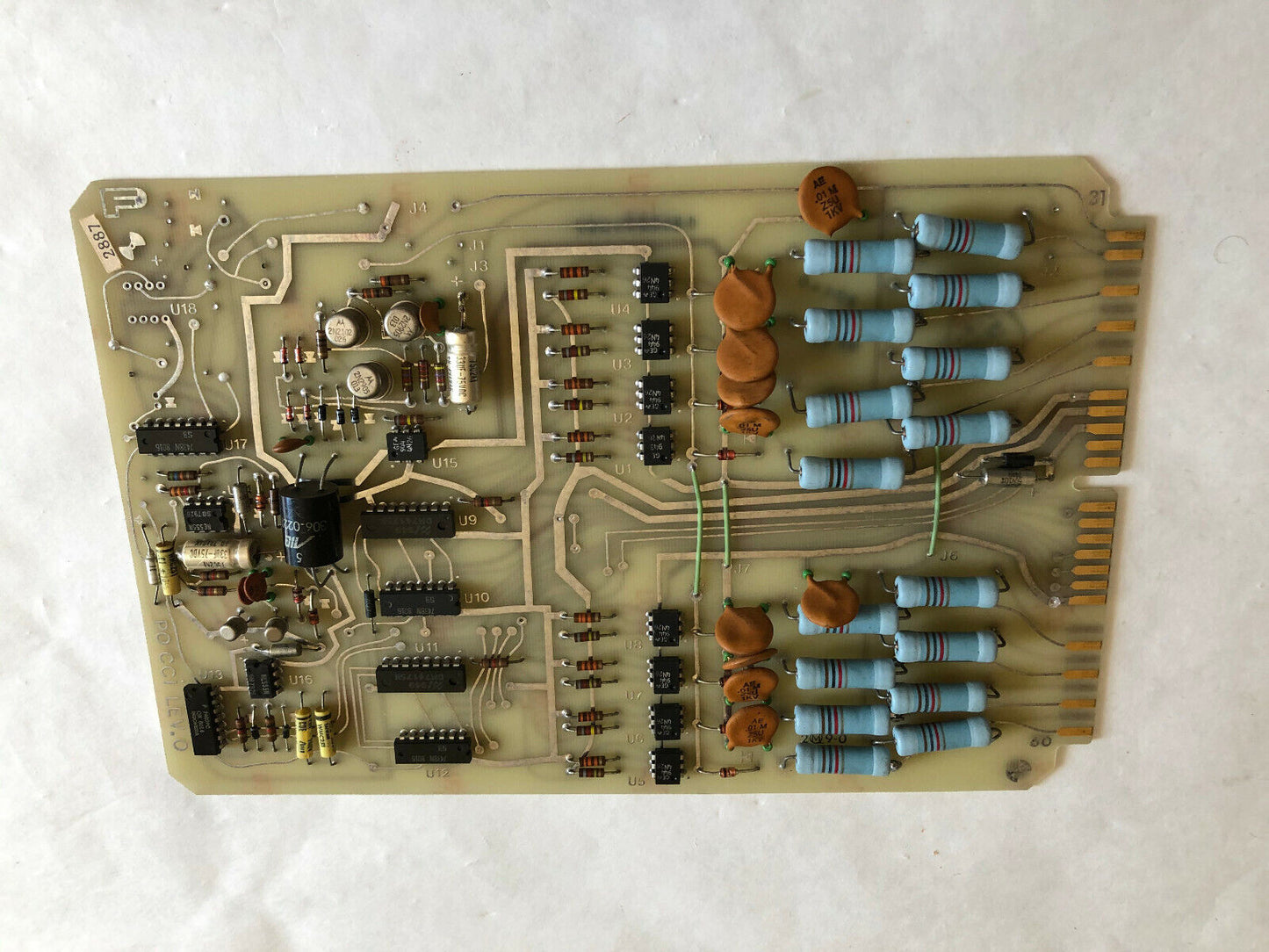 Fischer & Porter 685B394u09 Pc Board  Po Cci Lev.O,Cf