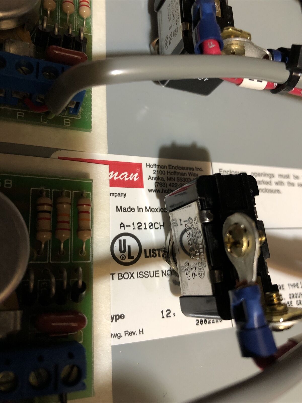 New Ampion 3Ga Hopper Bowl Controller,115Vac/ 15A,A-1210Ch,Bv