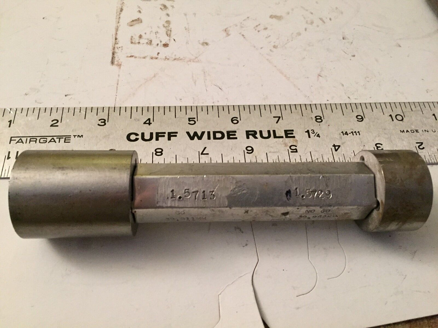 Used Go No Go Gage, Go Gauge,1.5713, 1.5729 The Pipe Machinery   ,Am