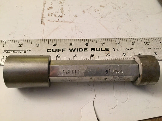 Used Go No Go Gage, Go Gauge,1.5713, 1.5729 The Pipe Machinery   ,Am