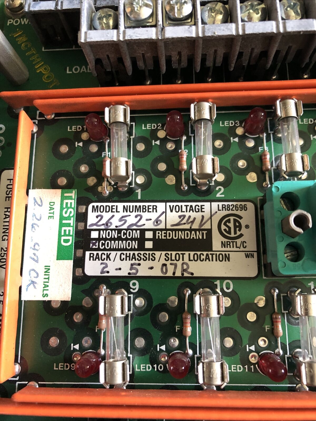 1Set (2Pcs) Triconex 3000120-360,7400058-360 Rev C,2652-6 24V Tricon Set Term,Ec
