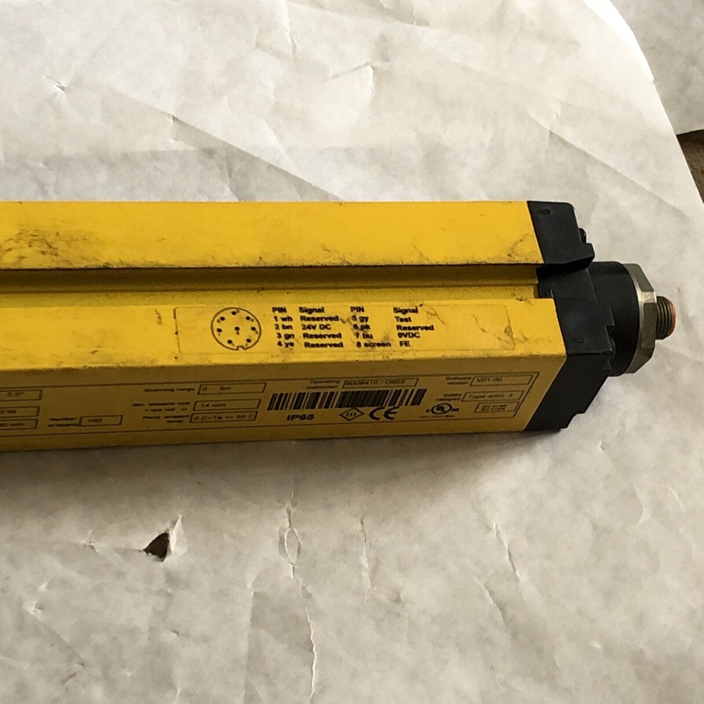 Sick C40s-1201Aa300,Sick C4000,Safety Light Curtain,Scan Range,1200 Mm,Su