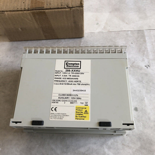 New Crompton 256-Xxmu Paladin Transducer 5.04A 120V,3P,256-Xxmu-Qqhh-C3-A3-Dg,Ee