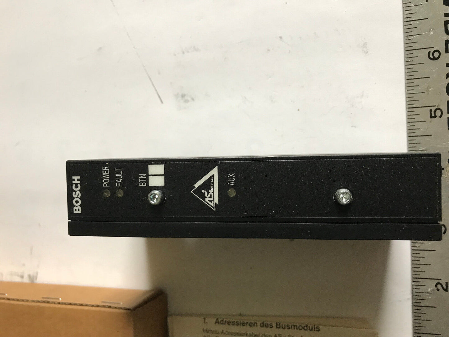 New Bosch Rmv-Asi/Aux 1824484034-202 As-Interface Bus Module 4402-1-C-B-T,Es