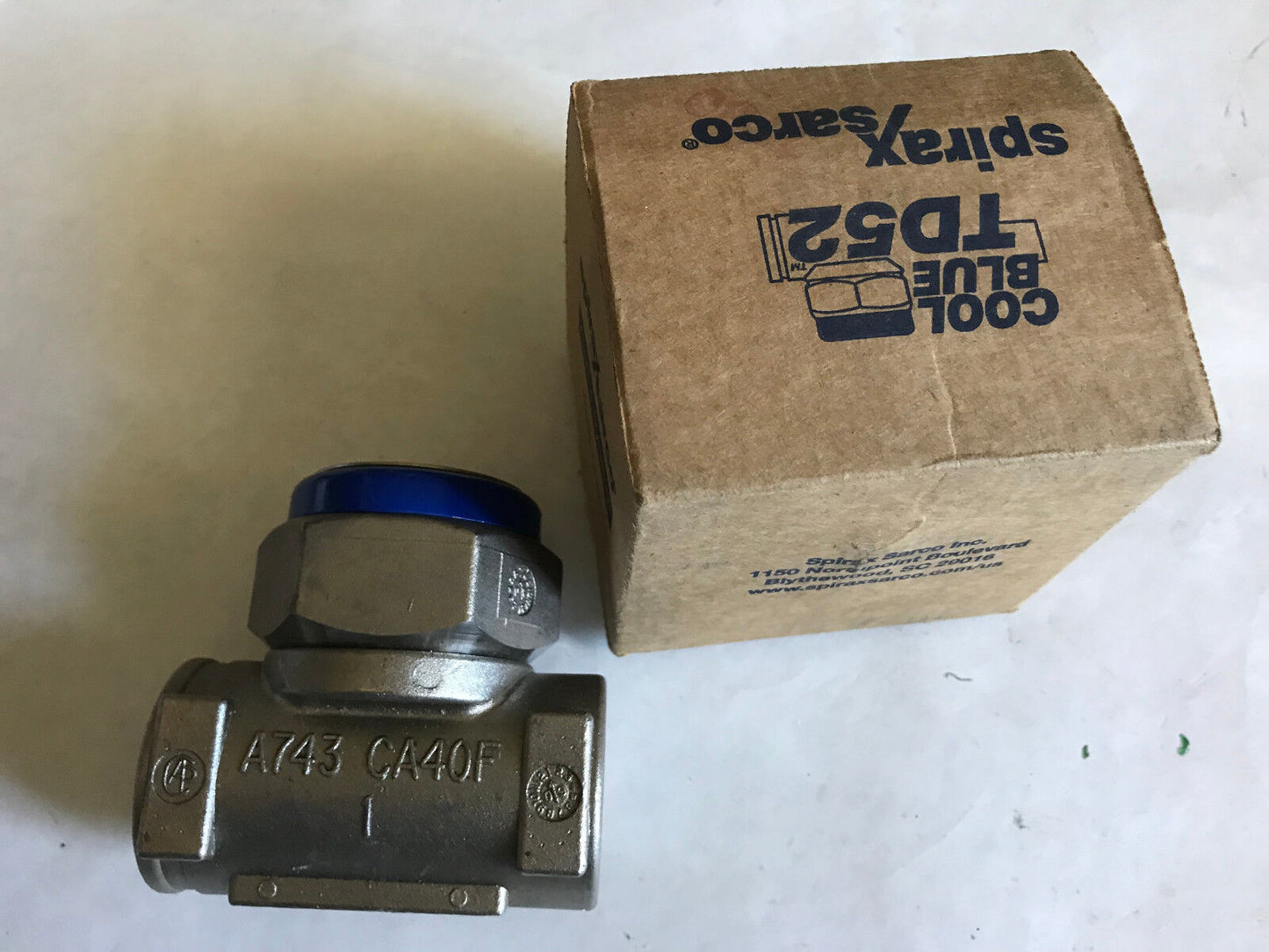 New 1" Npt Spirax Sarco Td 52 Steam Trap Cool Blue Thermo Dynamic Valve Td52,Ac
