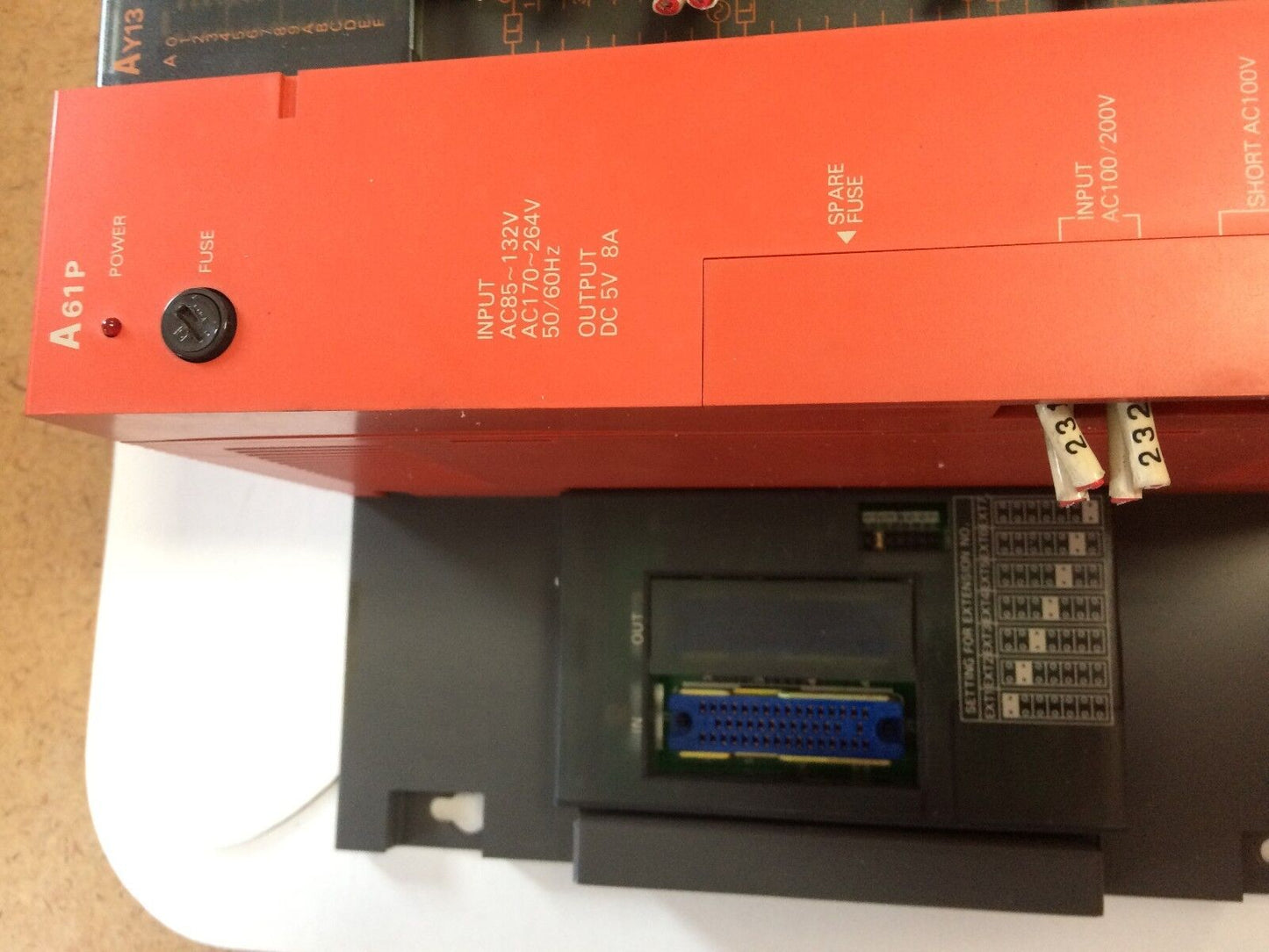 Mitsubishi A68b Plc ,Ac85-132V, Power Supply,A61p,Ay13,Ay41,Ad61,Tb