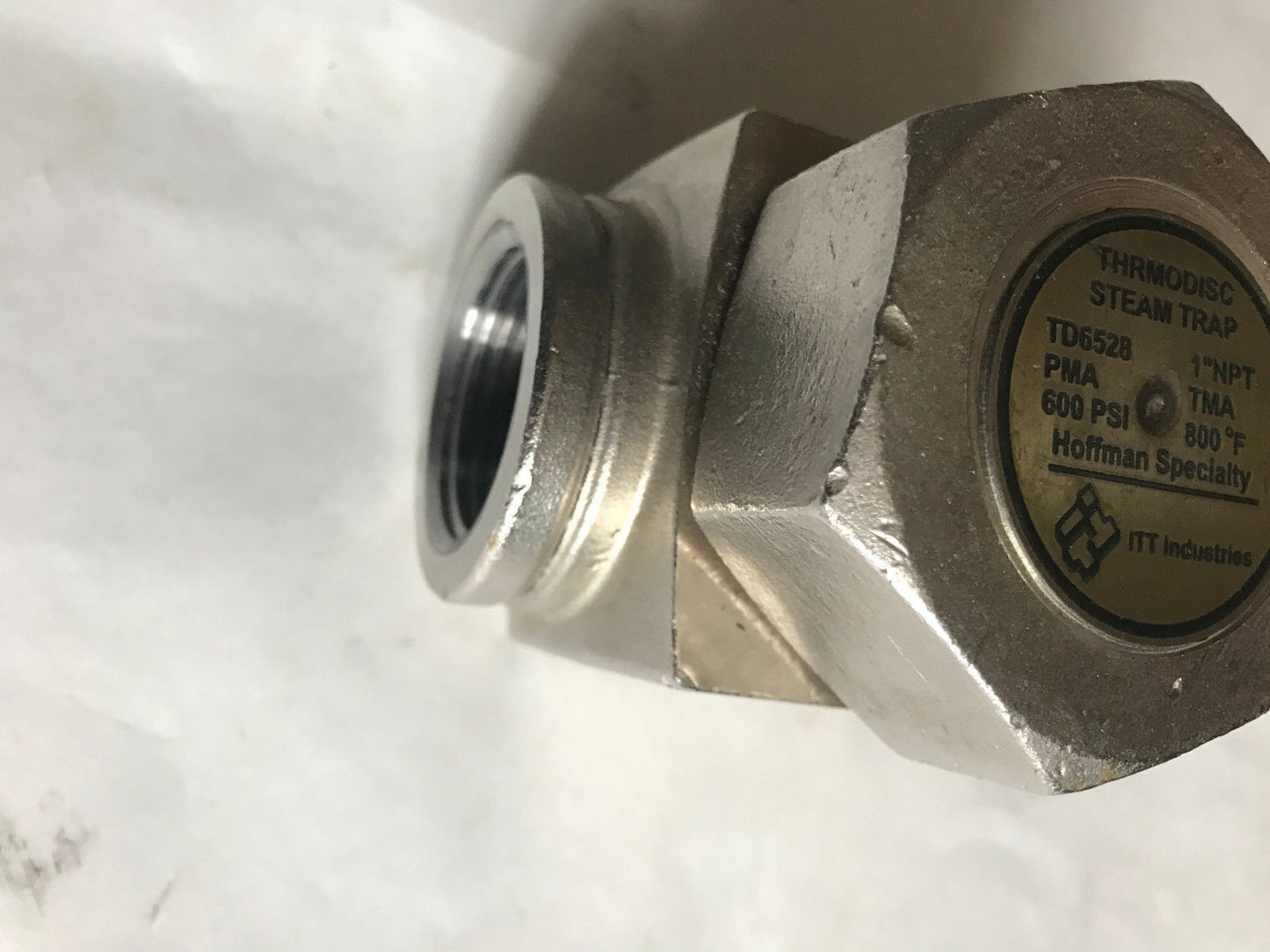 Itt Td6528,Hoffman Td6528 Specialty 1 Npt Thermodisc Steam Trap,Pma 600Psi,Bt
