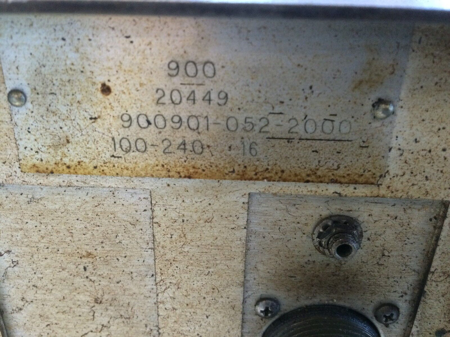 Control Gaging 900 Gaging Monitor, 250 V 900 20449,900901-052-2000,Cx,Fl