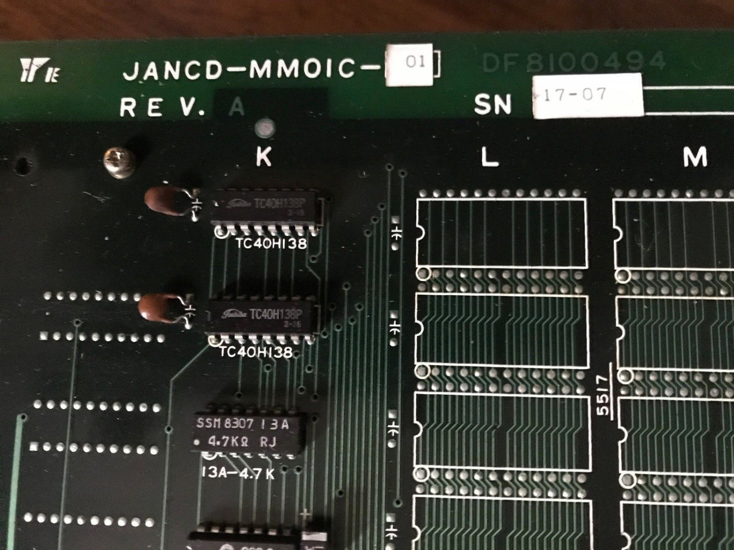 Yaskawa Cps-20Nb, Cp04, Mm01,Cp03,Jancd-Mm01c Pcb Board Rack,Jancd-Mm01c,To