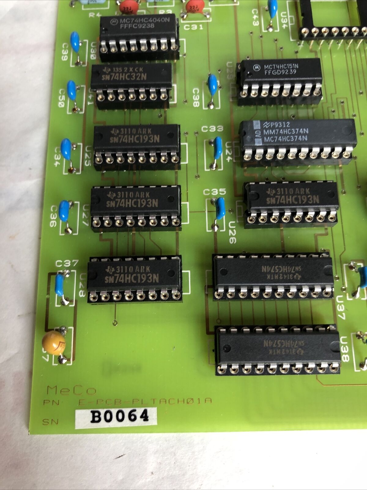 New Meco E-Pcb-Pltach 01A ,E-Pcb-Pltach O1a,0294 H4-117 Servo Control Board,Fg