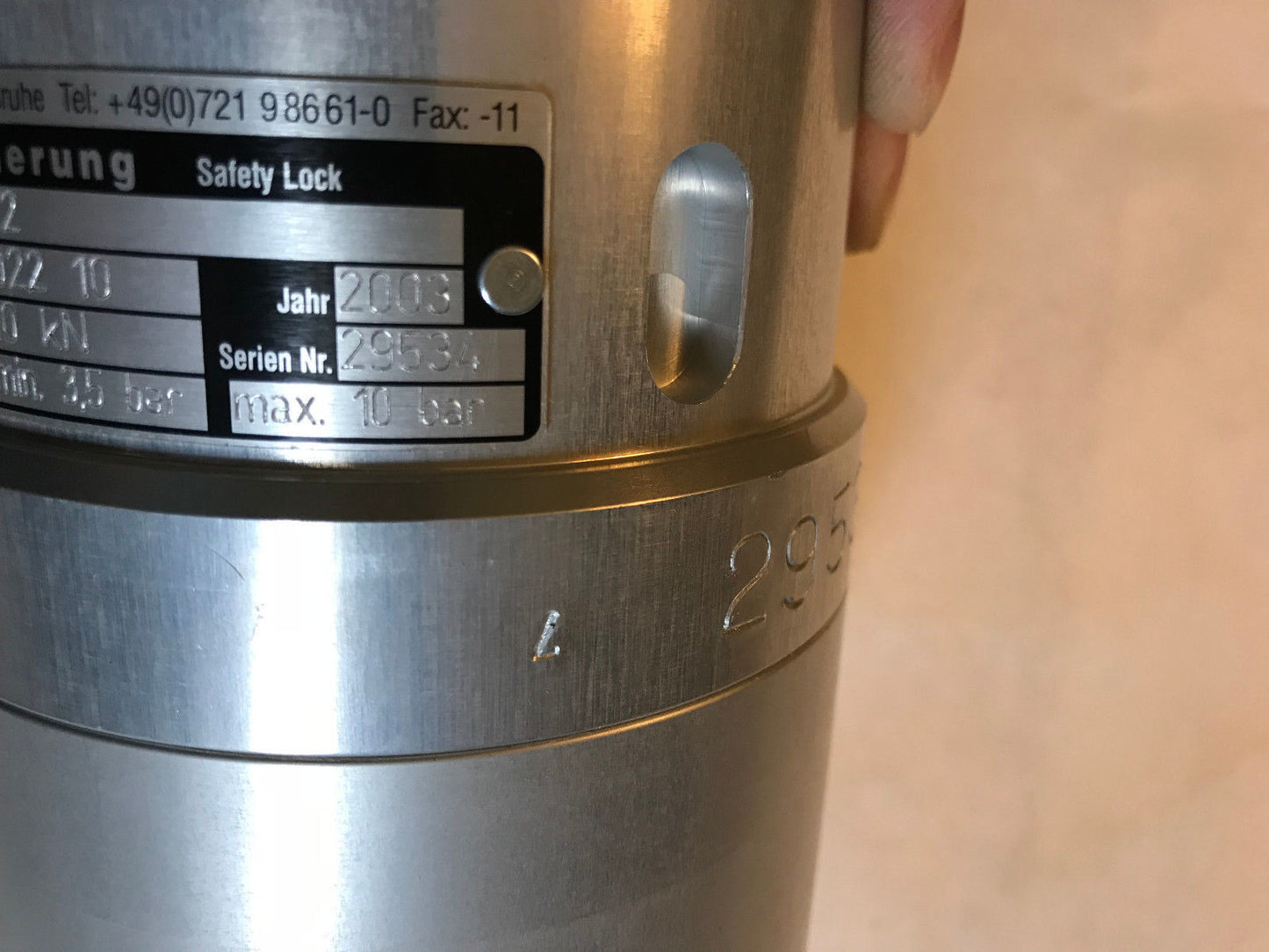 New Stangenblockierung Krgp-22 Pneuamtic Shaft/Cylinder Rod Lock Kpgp 022 10,Sa