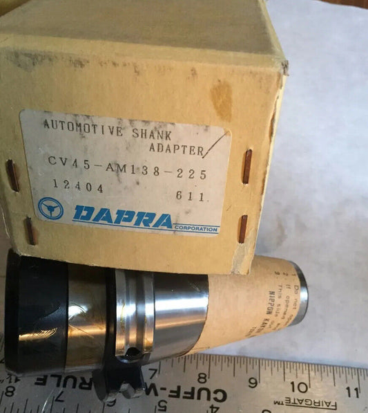 Dapra Cv45-Am138-225,Dapra 611 Automotive Shank Adapter N/C Tooling System,Aq