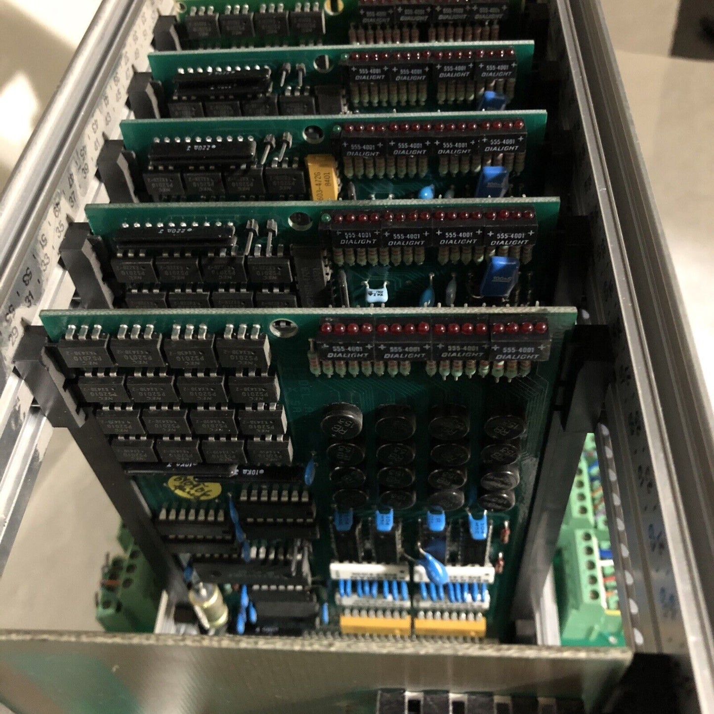Indel Backplane & Rack,Ics 354, 434A,8Xtc/44D,16Xpa,1Cs02,Ksu5 Plc Controller,Fj