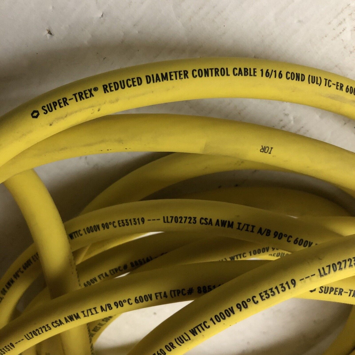 Super-Trex 85356,85356-1Pc Reduced Diameter Control Cable,E331319,Ll702723,Cv