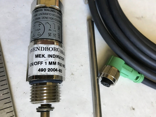 Svendborg 490-2004-803 Brakes Mek. Indikator Pressure Transducer 24-06-2003,Ab